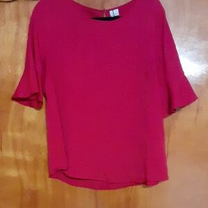 Elle Vibrant Pink Blouse